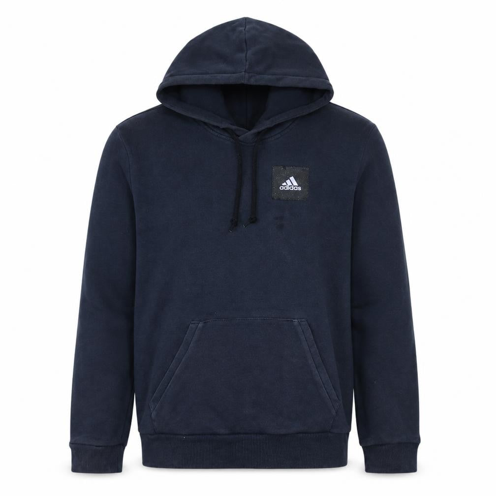 Adidas Men's Blue XS Pullover Hoodie with Logo Graphic