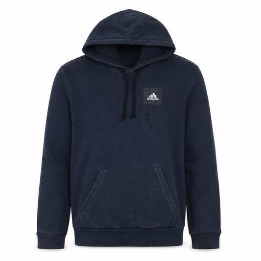 Adidas Men's Blue XS Pullover Hoodie with Logo Graphic