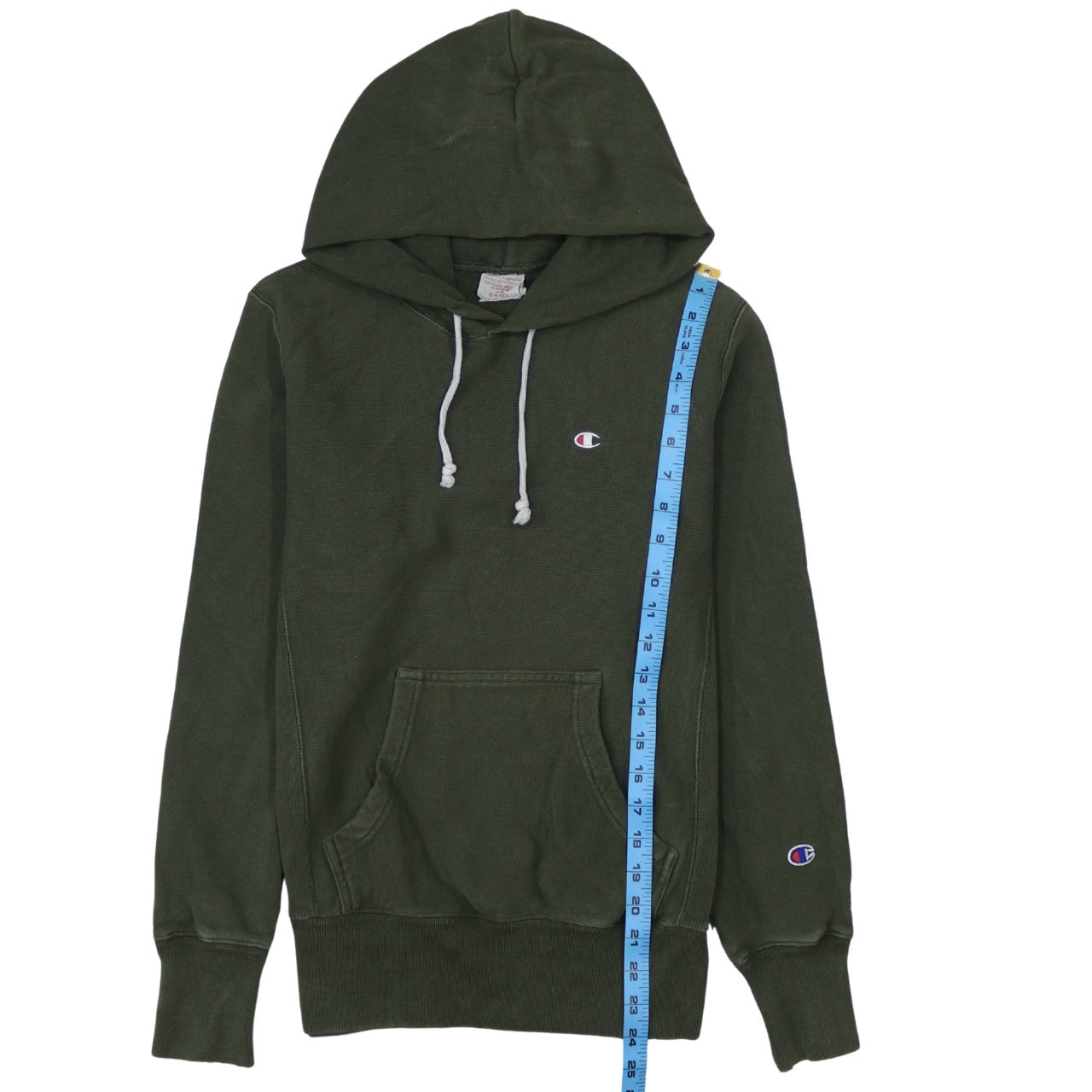 Champion Men's Green Small Pullover Hoodie Sweatshirt