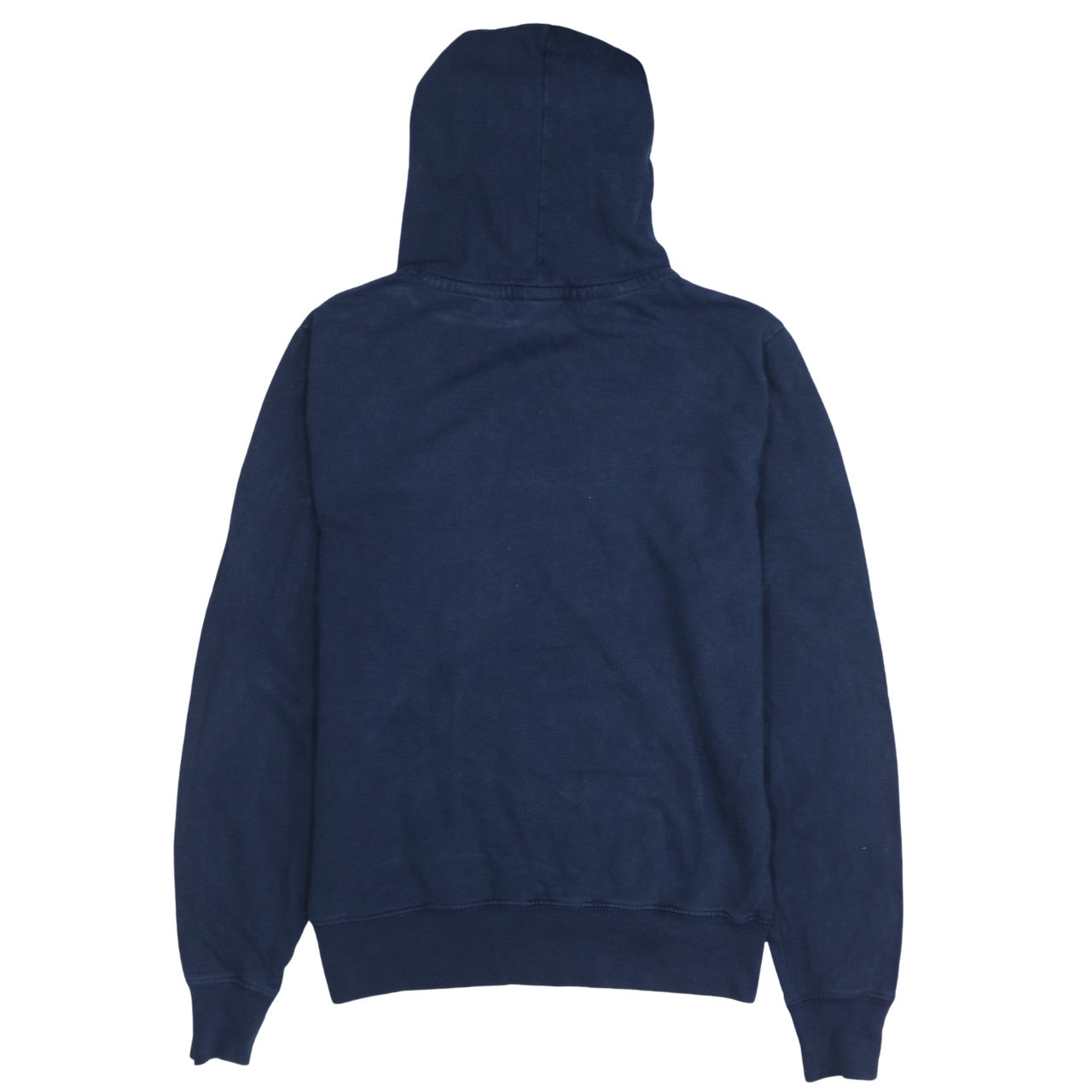 Gant Men's Blue Pullover Hoodie M Embroidered Logo New Haven Cotton