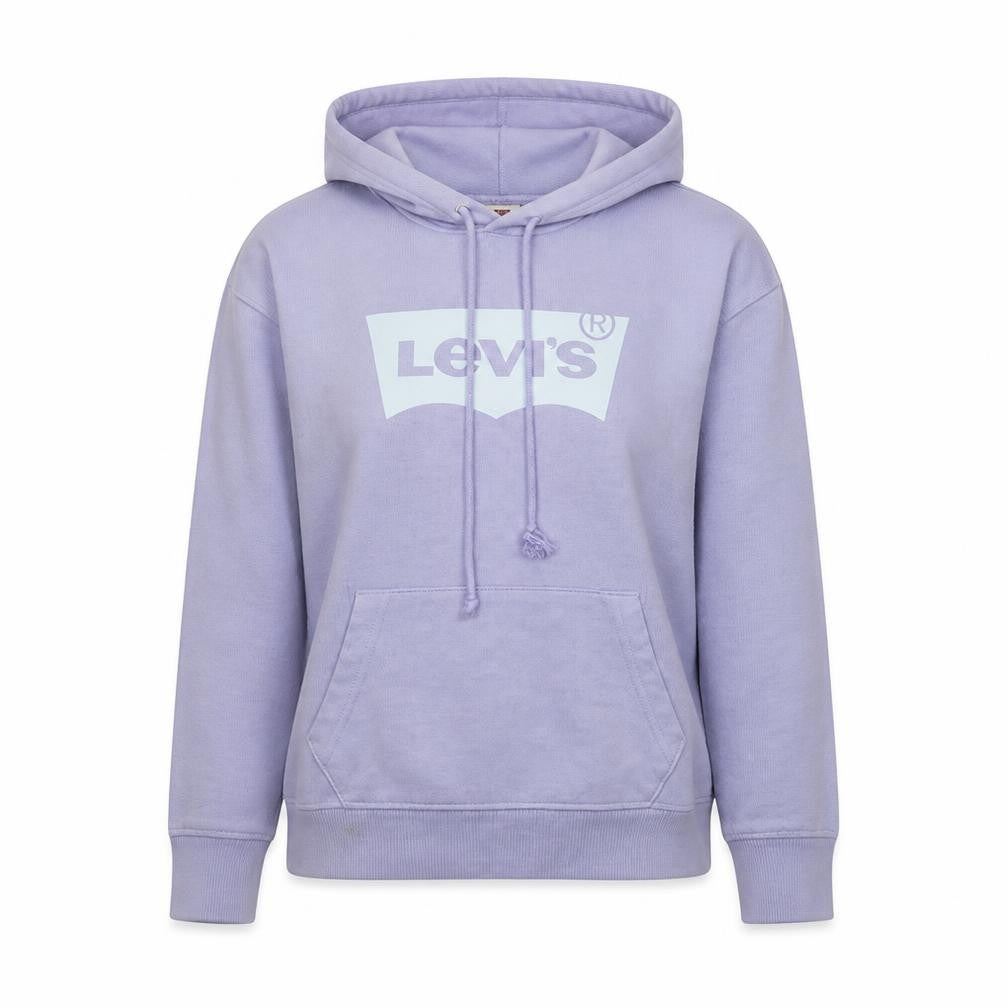 Levi's Women Lavender Pullover Hoodie XS Logo Sweatshirt