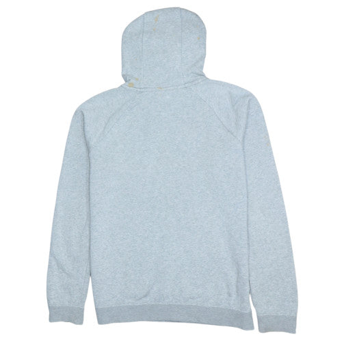 Nike Men’s Grey Pullover Hoodie Small Graphic Logo Sports Fleece