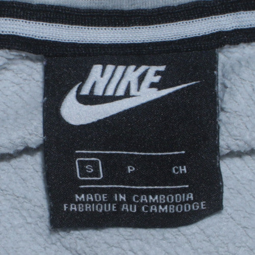 Nike Men’s Grey Pullover Hoodie Small Graphic Logo Sports Fleece