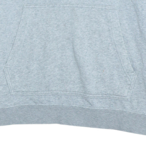Nike Men’s Grey Pullover Hoodie Small Graphic Logo Sports Fleece