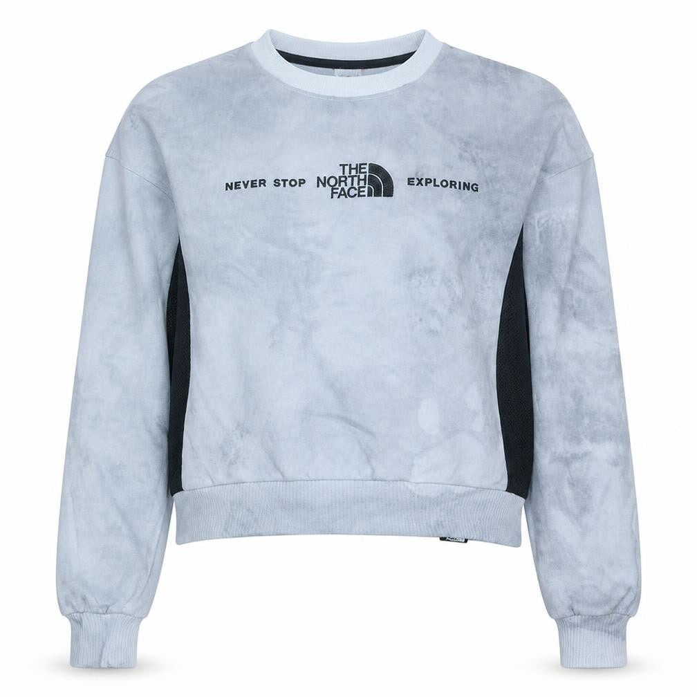 The North Face Womens Grey Medium Crew Neck Pullover Sweatshirt