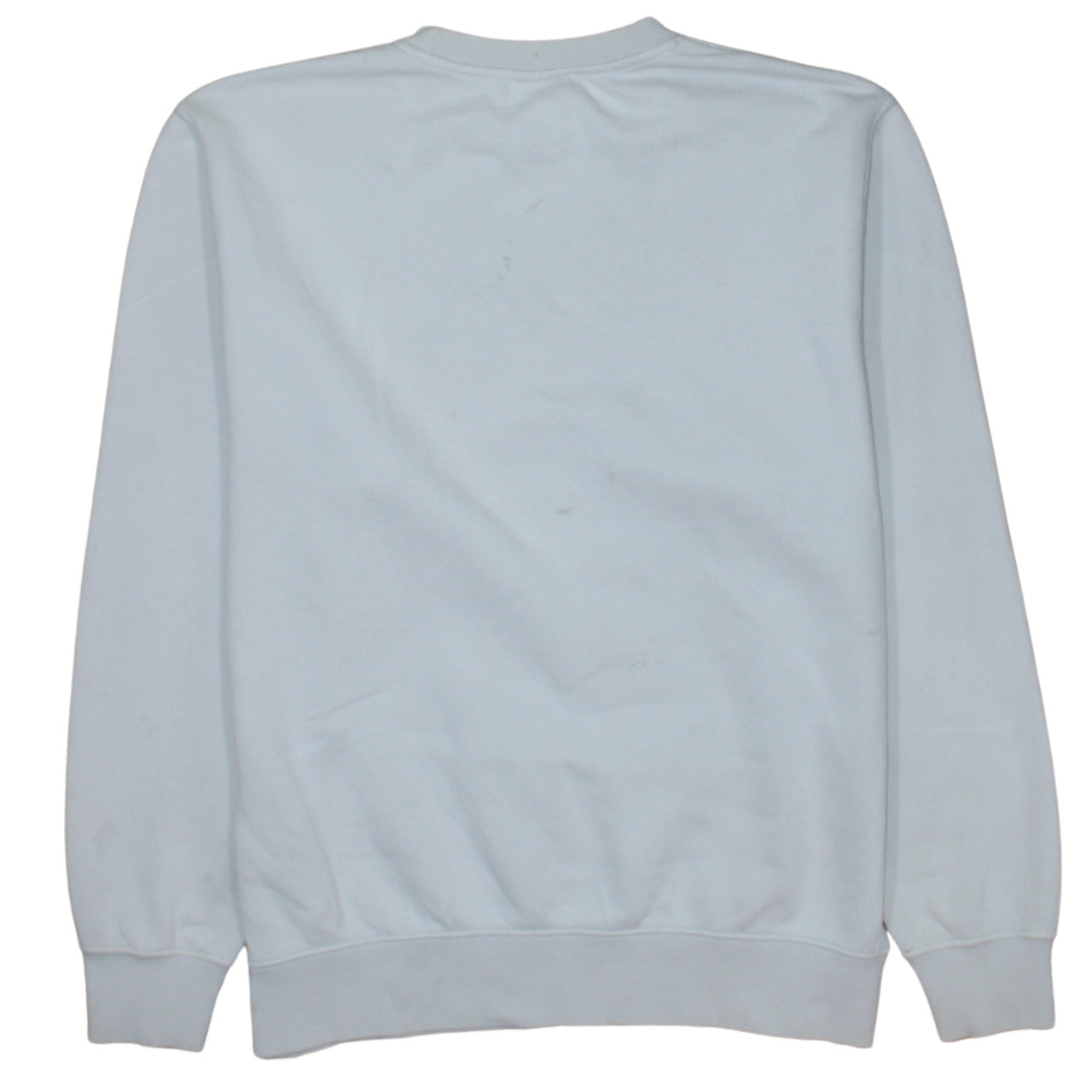 Nike Men's White Graphic Logo Sweatshirt M Pullover Fleece