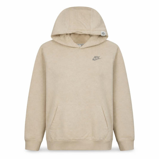Nike Girls Beige Pullover Fleece Hoodie XL 158-170cm Hooded Sweatshirt