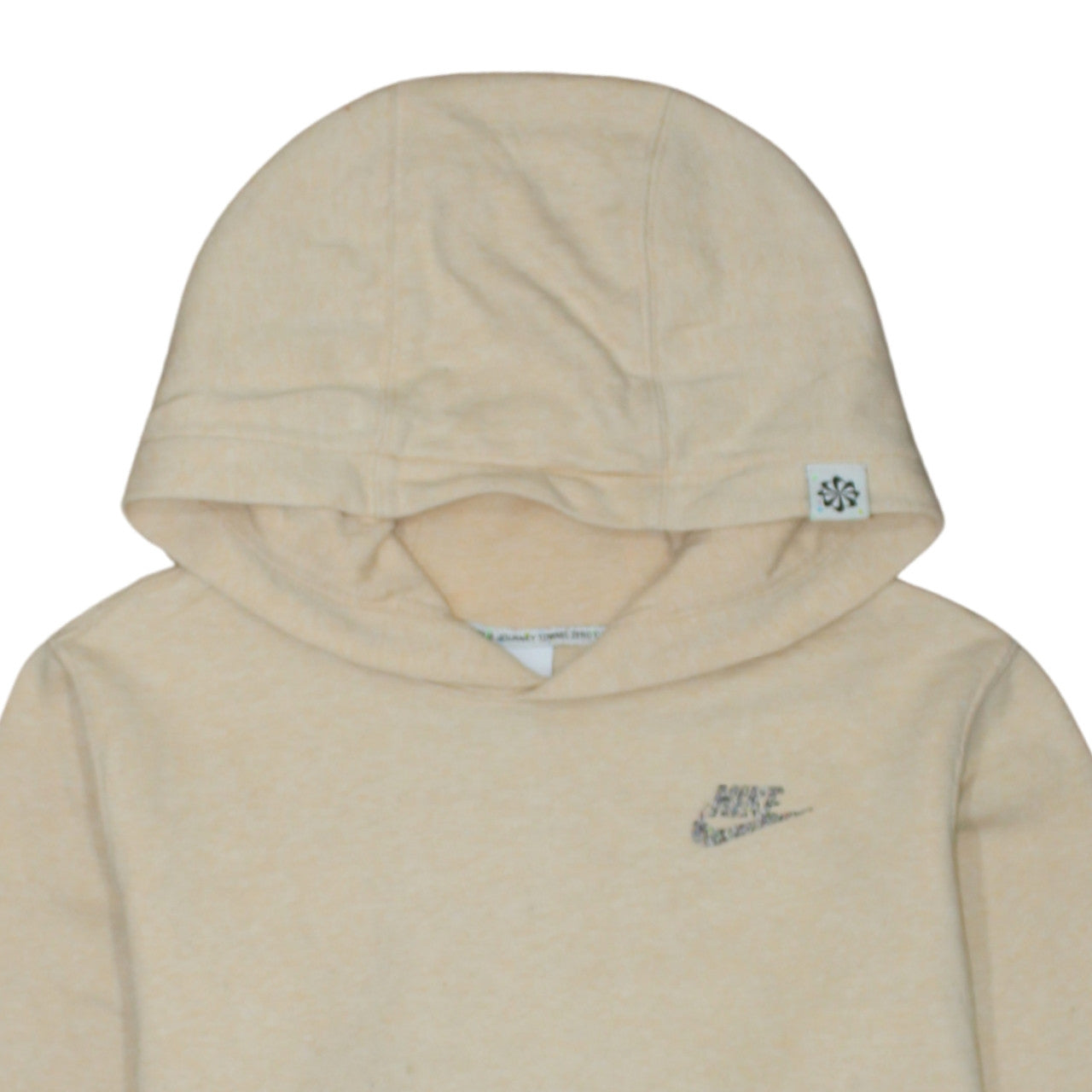 Nike Girls Beige Pullover Fleece Hoodie XL 158-170cm Hooded Sweatshirt