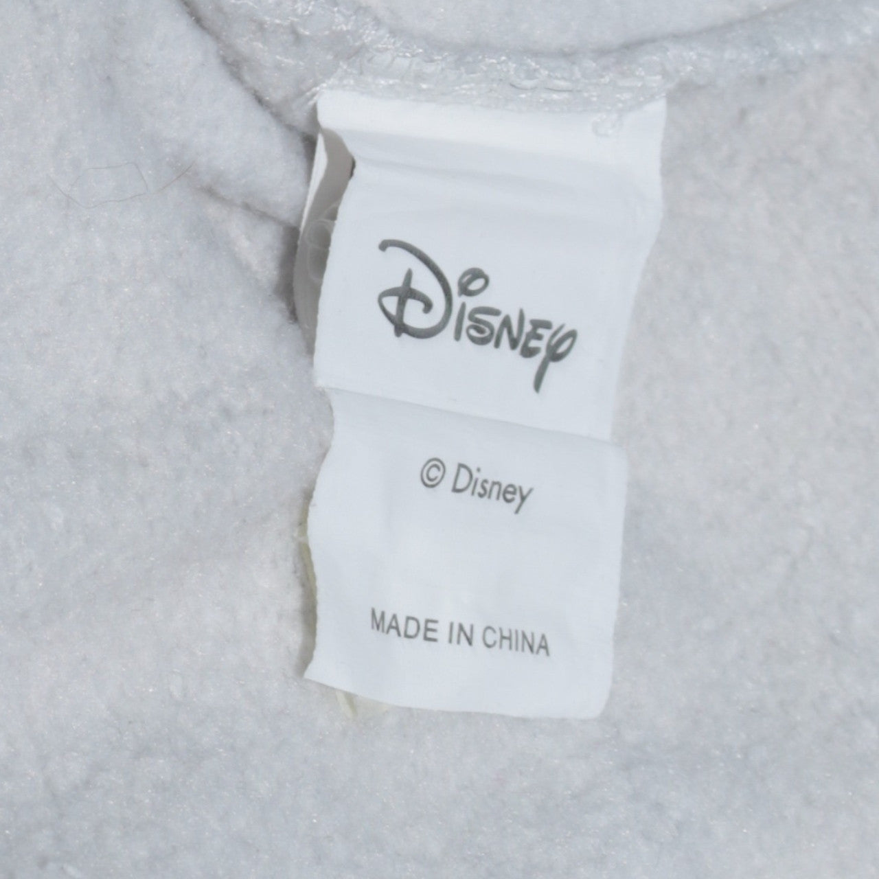 Disney Womens Grey XS Pullover Hoodie with Logo Print