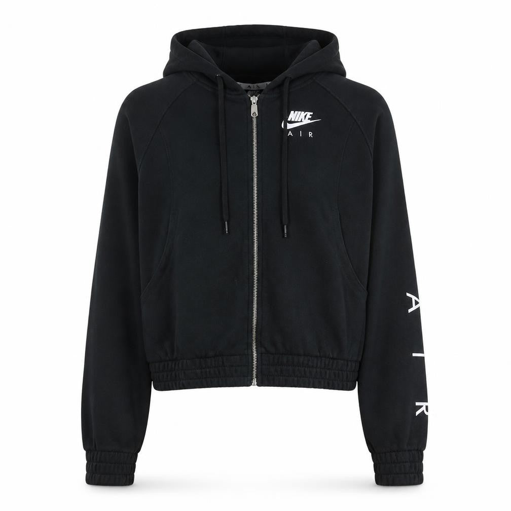 Nike Air Women's Black Full Zip Hoodie Size S Cotton Blend