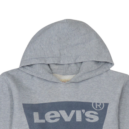 Additional view of Levi's boys’ grey hooded pullover sweatshirt, size 16, regular fit