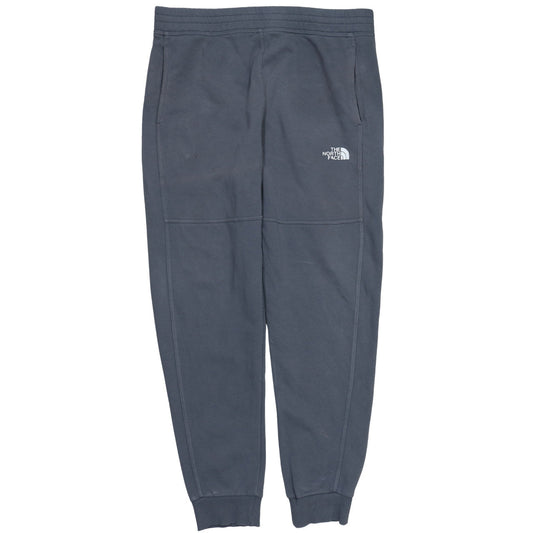 The North Face Mens Grey Jogger Sweatpants L Fleece Tapered Fit