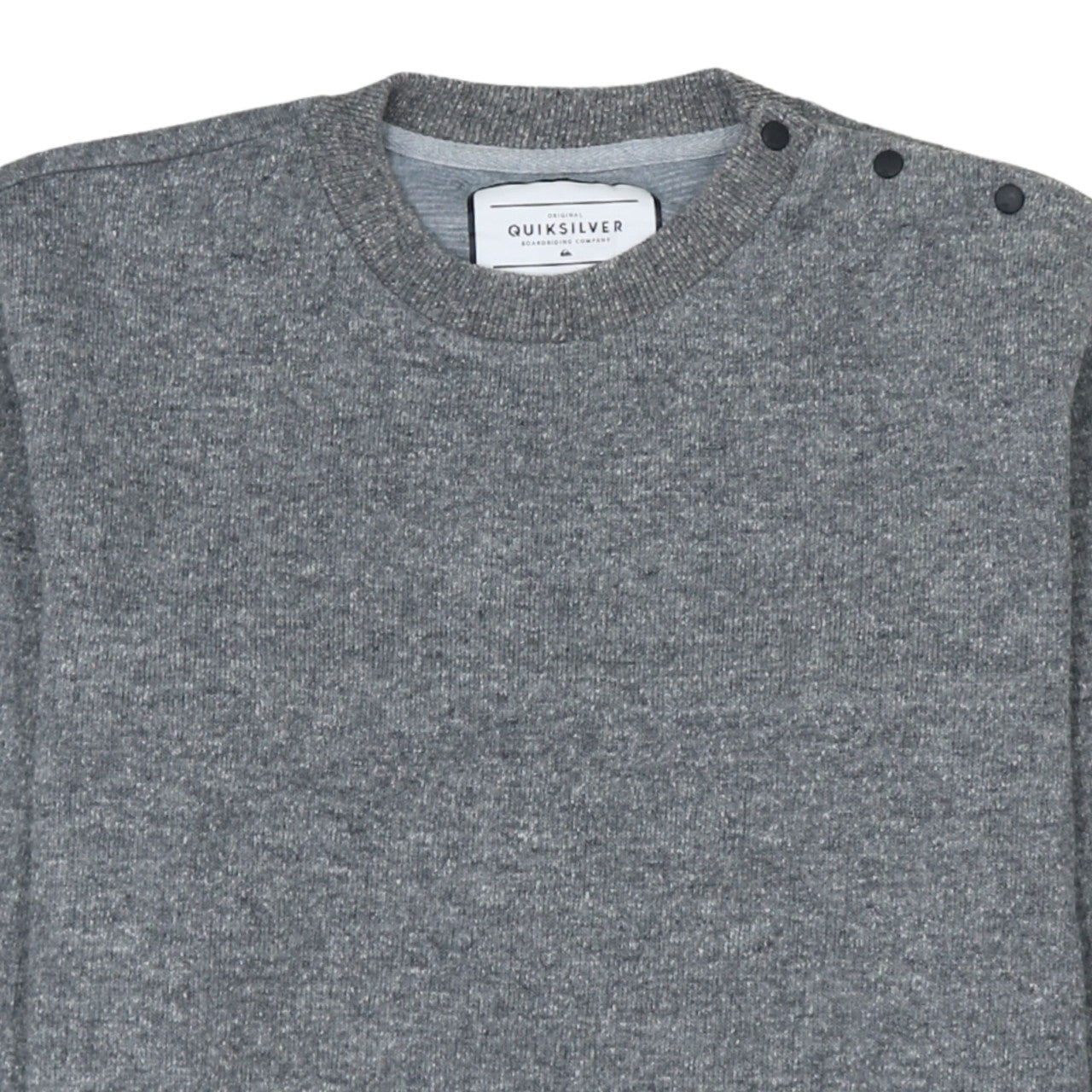 Quiksilver Men's Grey Pullover Sweatshirt L Classic Fit