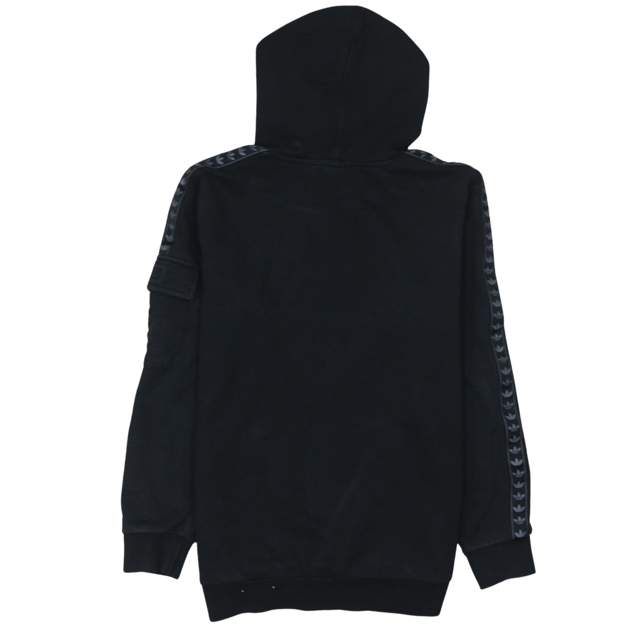 Adidas Boys Black Pullover Hoodie 13-14 Years Cotton Fleece Lined