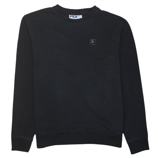 FILA Men's Black Crew Neck Pullover Sweatshirt Size M