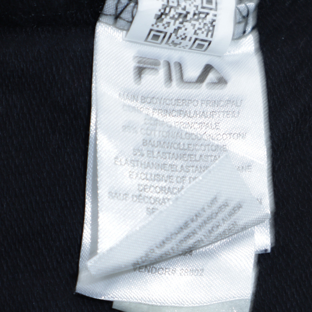 FILA Men's Black Crew Neck Pullover Sweatshirt Size M