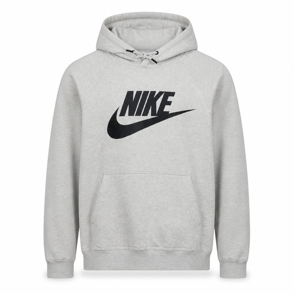 Nike Men's Grey Pullover Hoodie M Sportswear Regular Fit