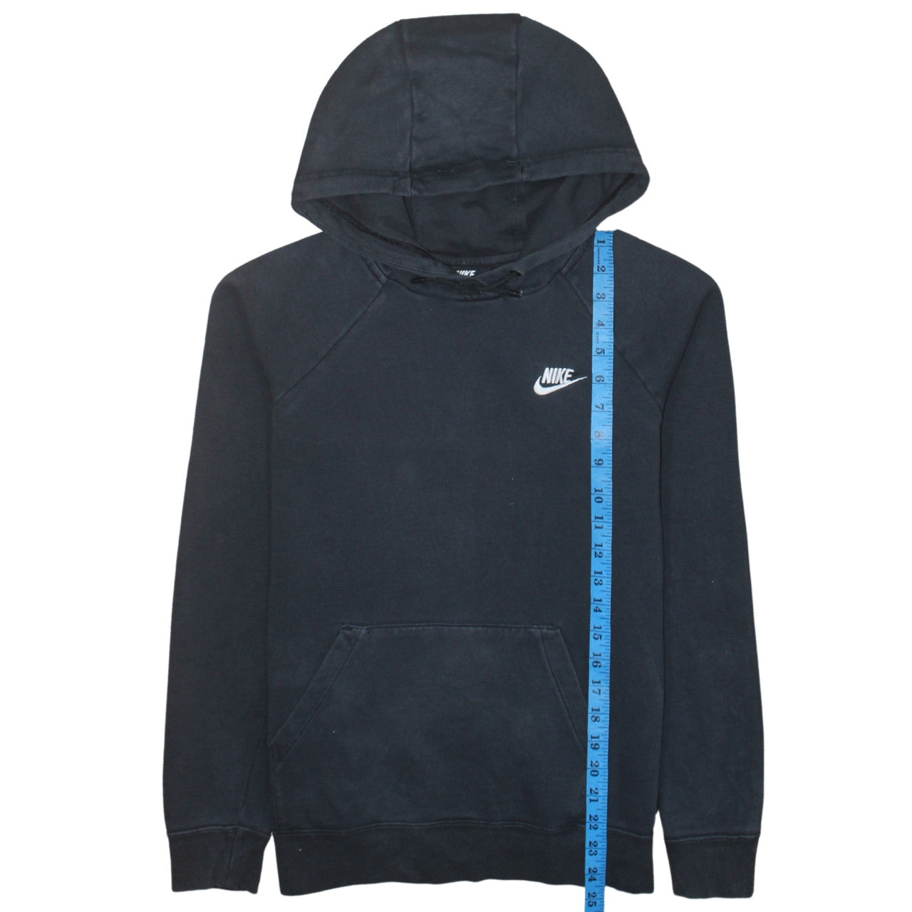 Nike Men's Black Pullover Hoodie Small Regular Fit Logo Fleece