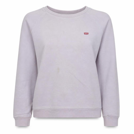 Levi's Women's Light Purple Crew Neck Pullover Sweatshirt M