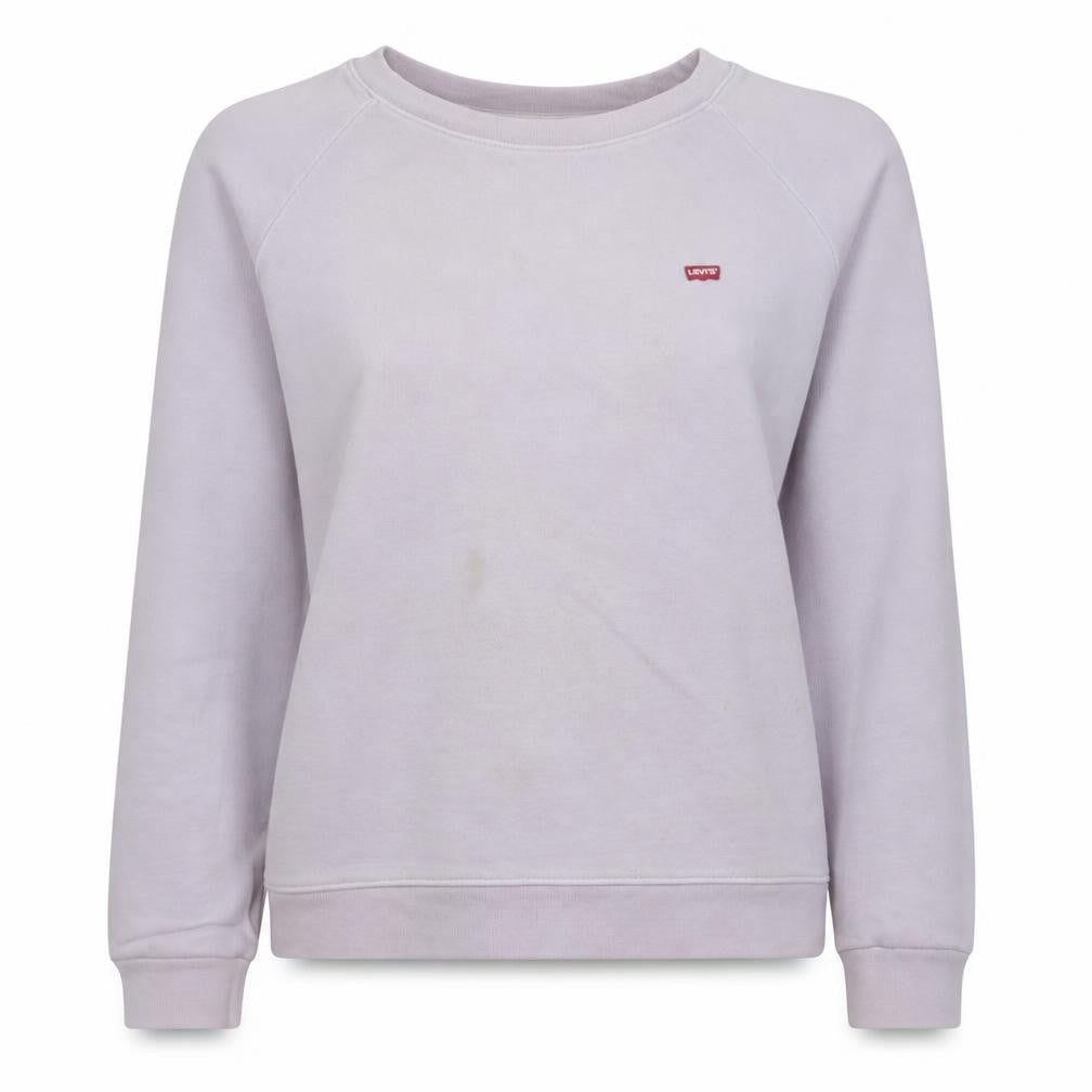 Levi's Women's Light Purple Crew Neck Pullover Sweatshirt M