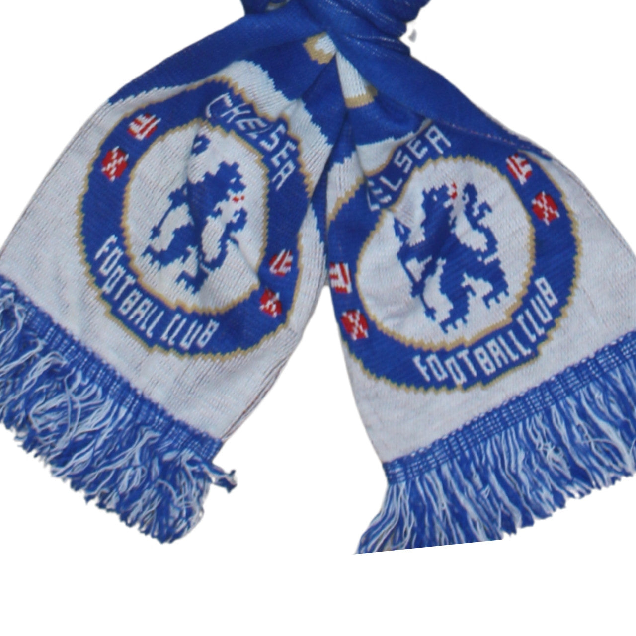 Chelsea Football Club Blue Acrylic Men's Knitted Winter Scarf