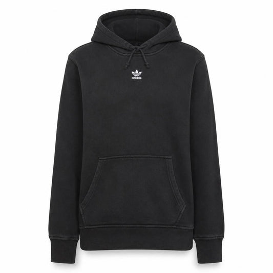 Adidas Womens Black Pullover Hoodie Size 14 UK Hooded Sweatshirt