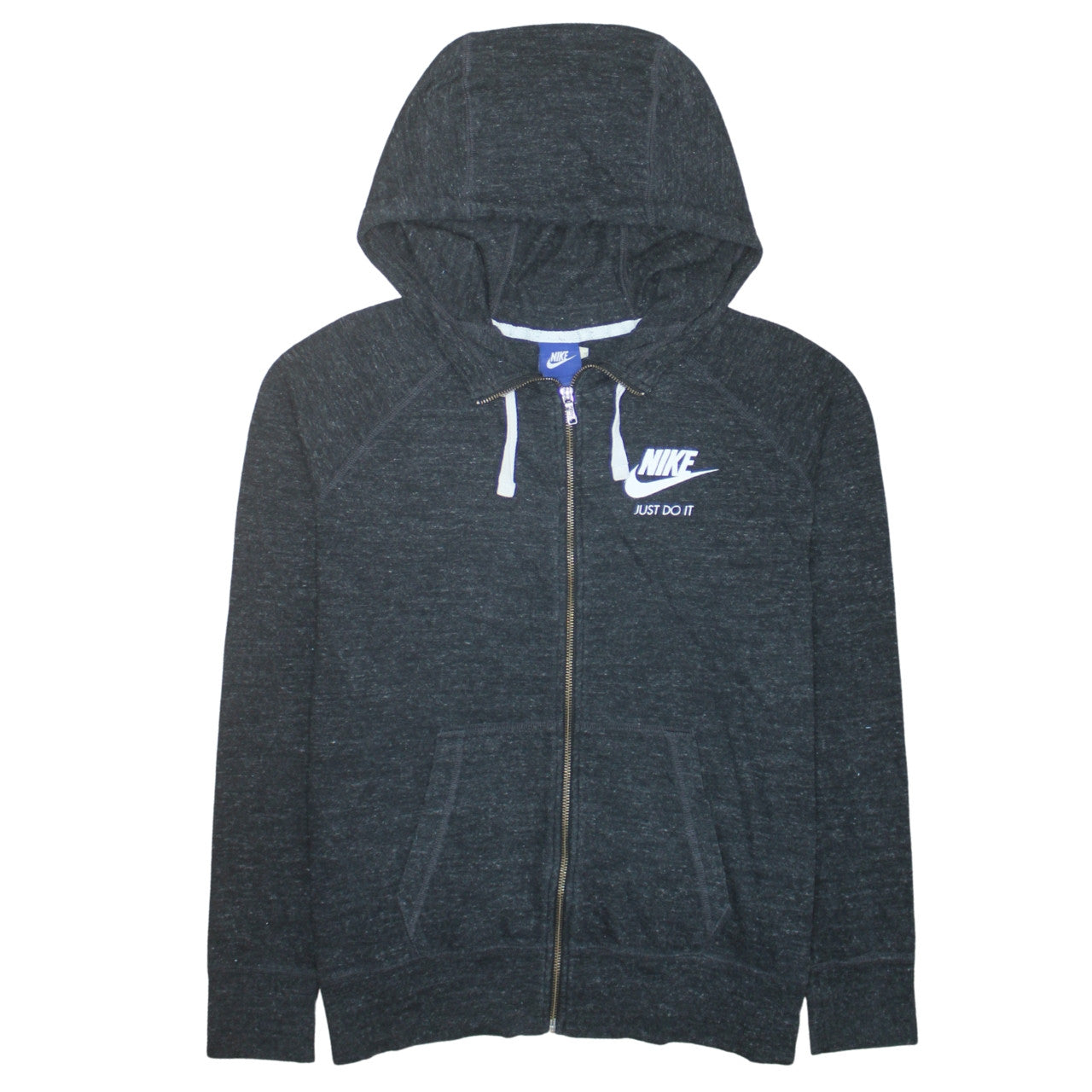 Nike Men's Black XL Full Zip Hoodie Just Do It Logo Sportswear