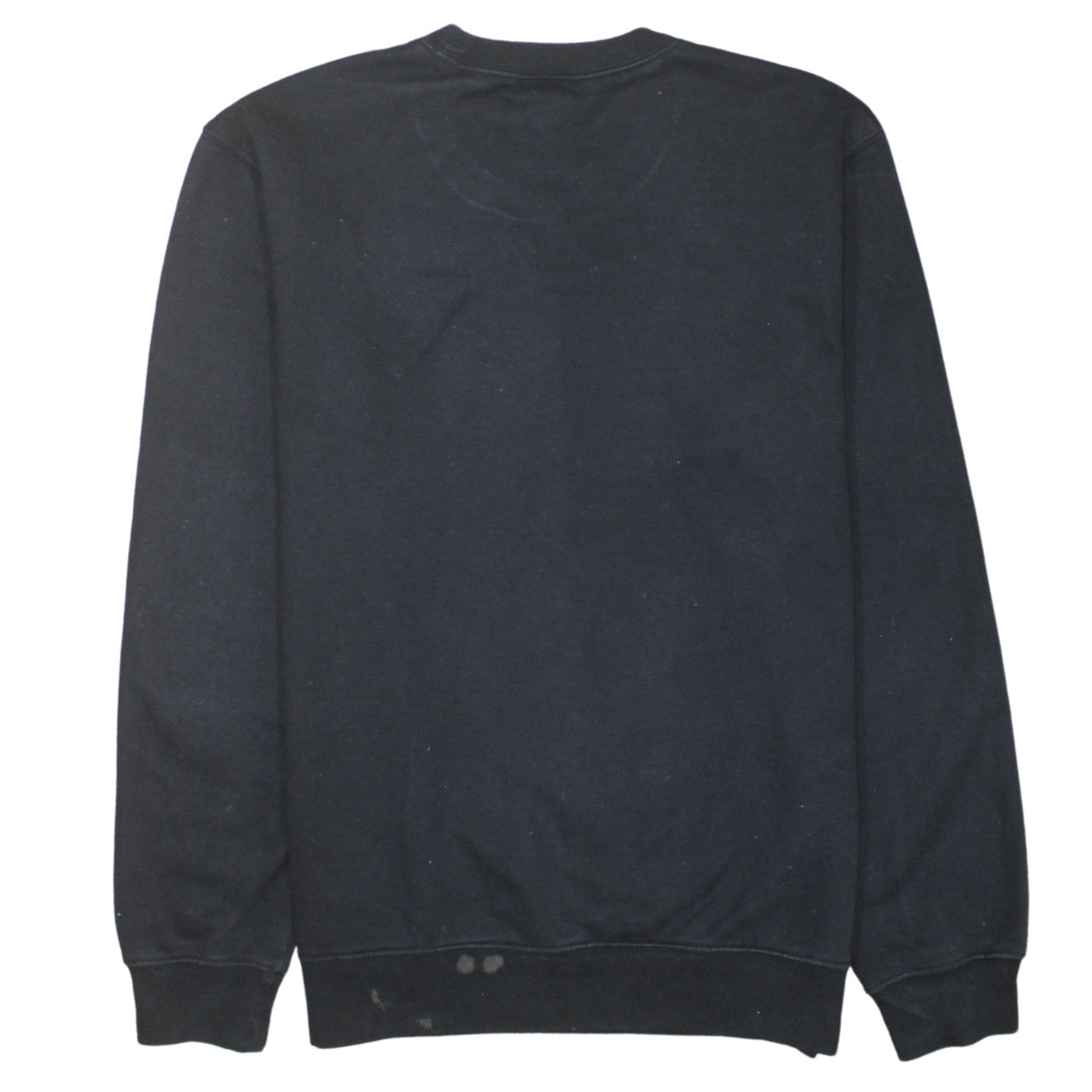 Champion Men's Black Small Crew Neck Fleece Pullover Sweatshirt