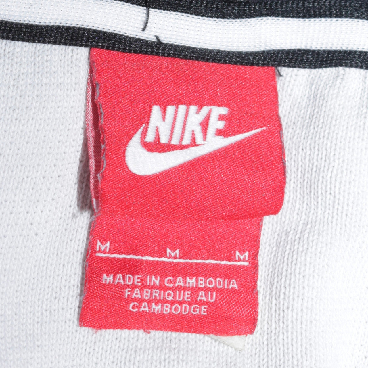 Nike Men's Black White 1/2 Zip Hoodie Air Logo Fleece M