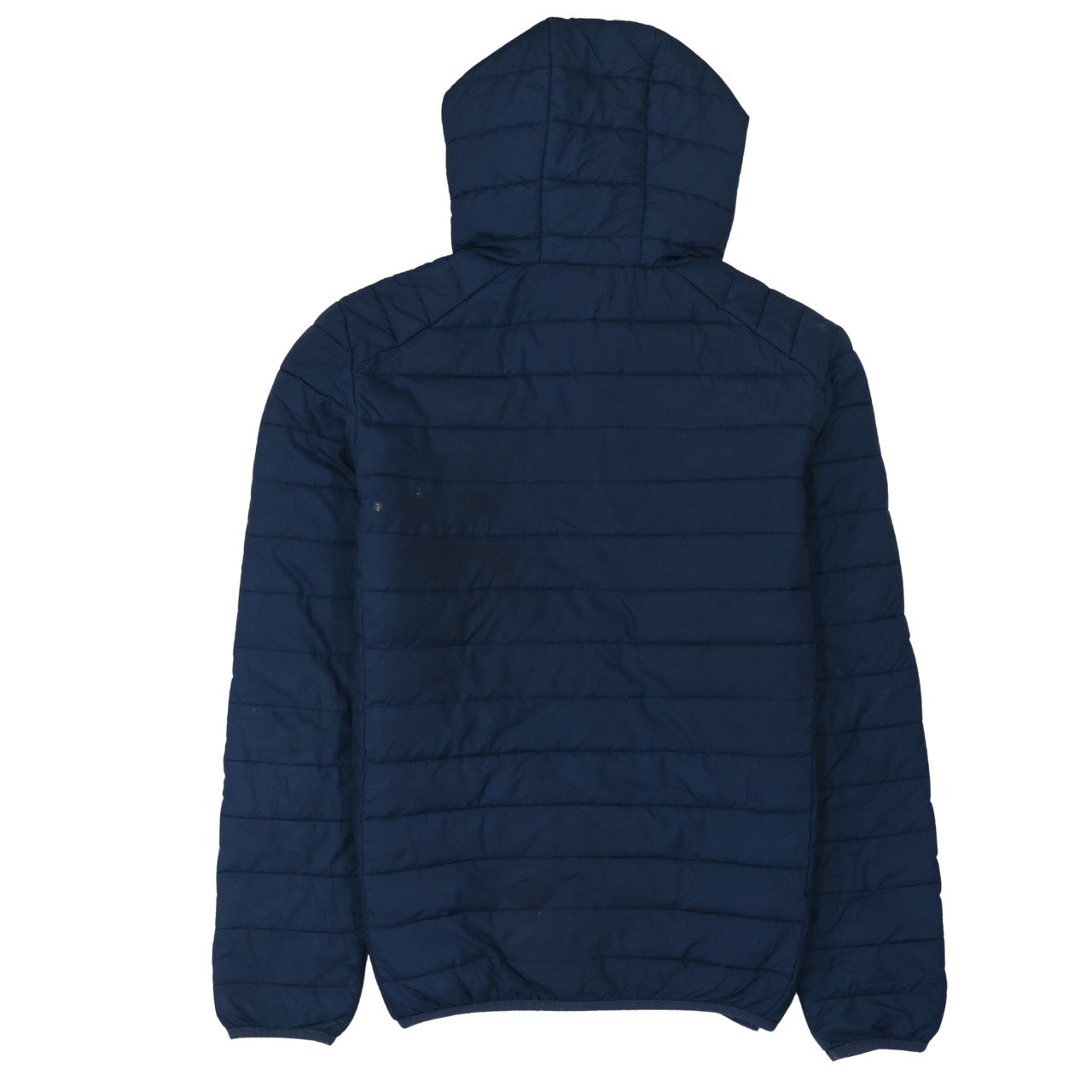 Ellesse Men Blue Hooded Puffer Jacket M Regular Fit Quilted Zip-Up