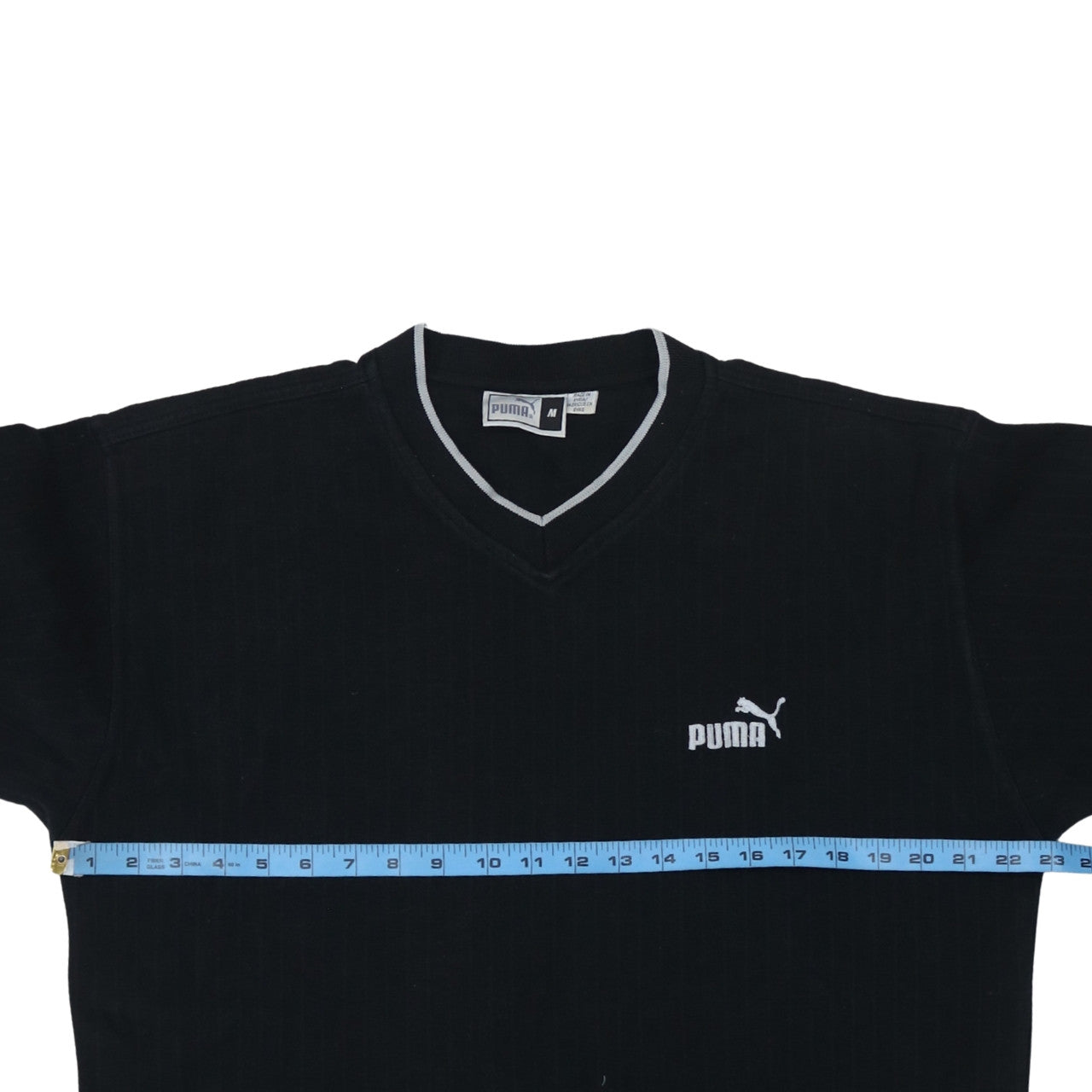 Puma Men's Black V-Neck Pullover Sweatshirt Size M