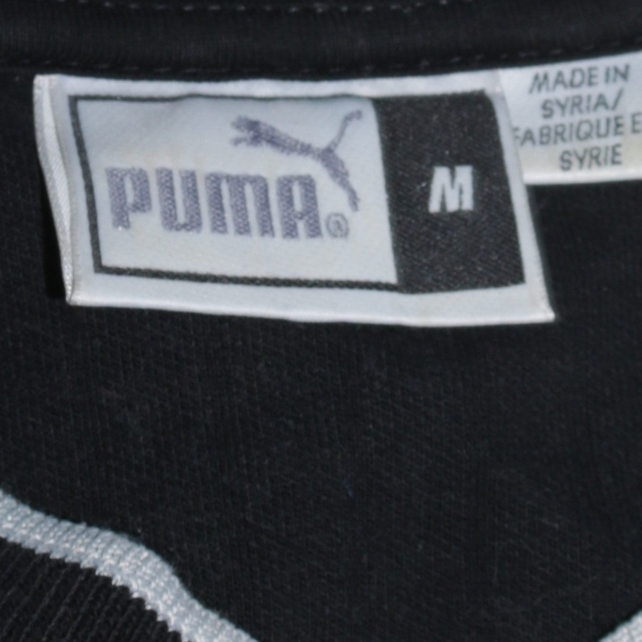 Puma Men's Black V-Neck Pullover Sweatshirt Size M