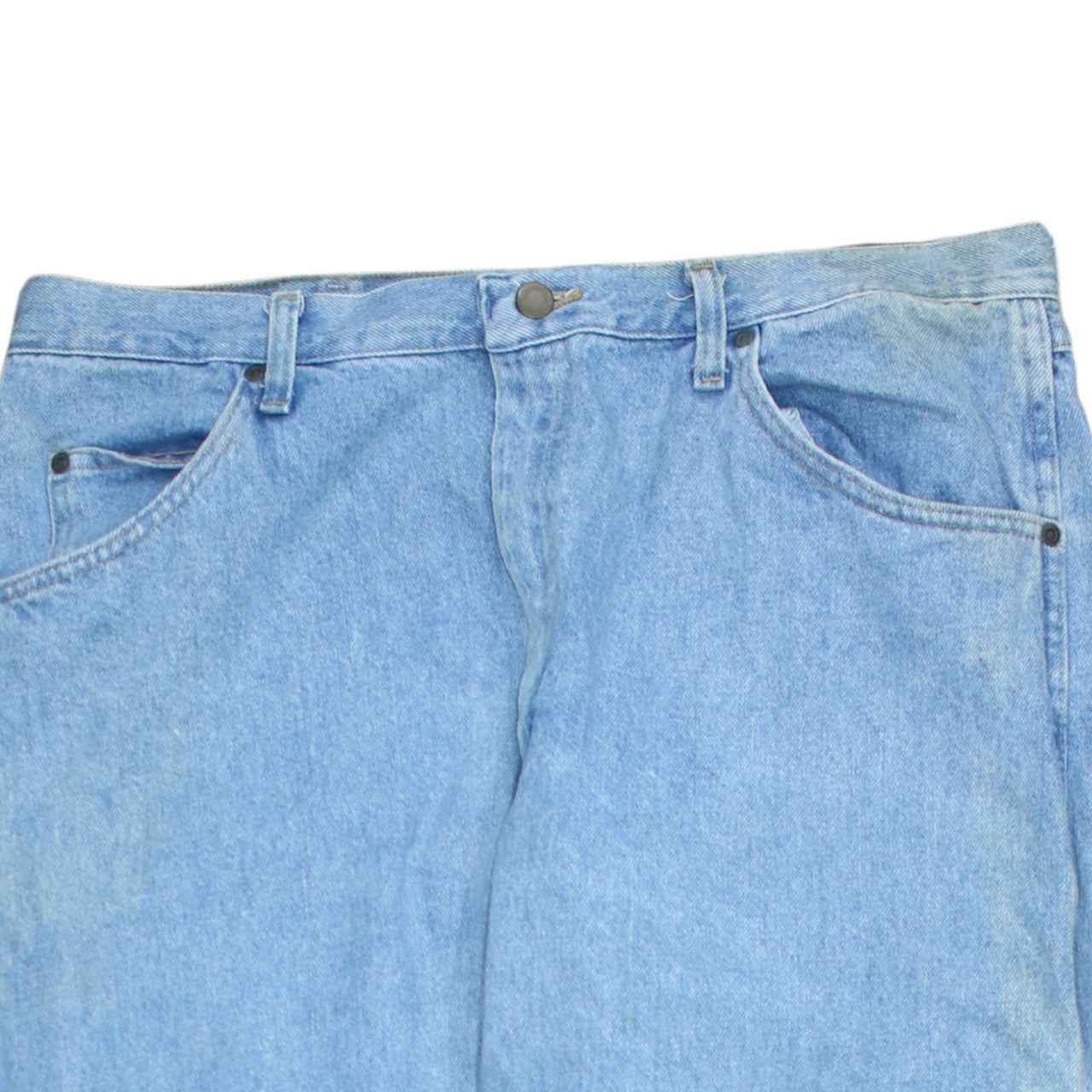 Wrangler Men's Blue Light Wash Classic Straight Leg Jeans 38x32