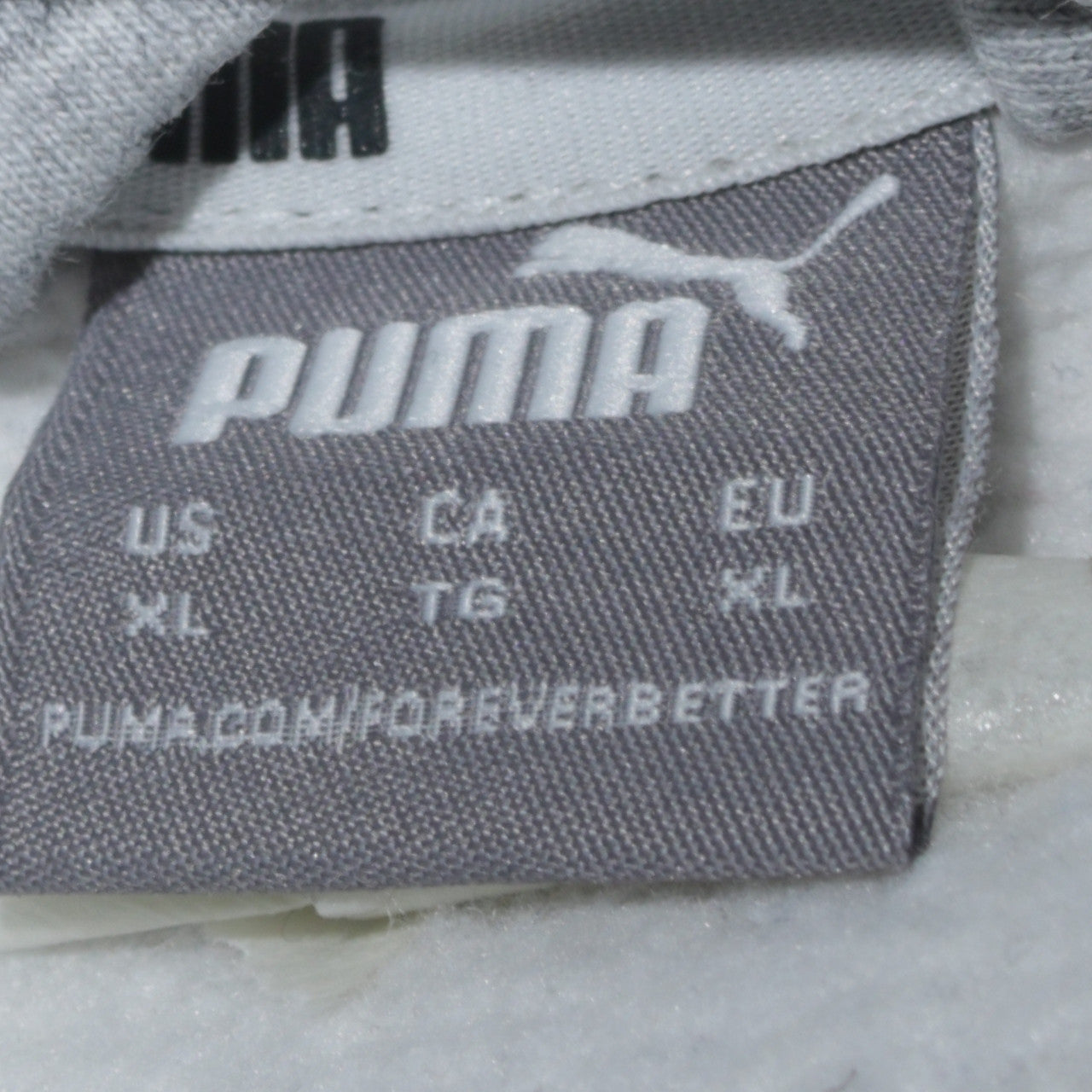 Puma Boys Grey 1/4 Zip Fleece Sweatshirt XL - Casual Winter Pullover
