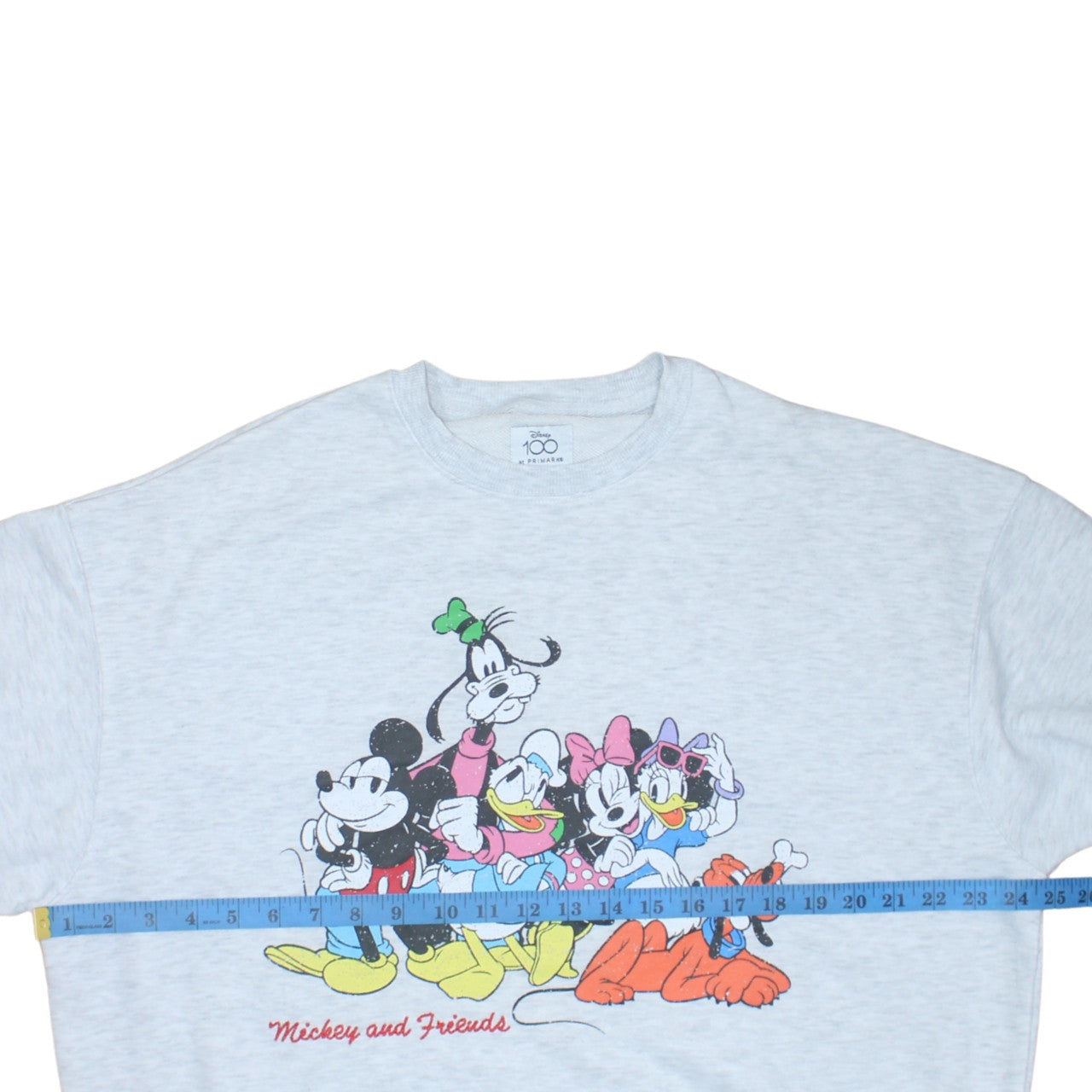 Disney Primark Women Grey Mickey & Friends Sweatshirt Size S