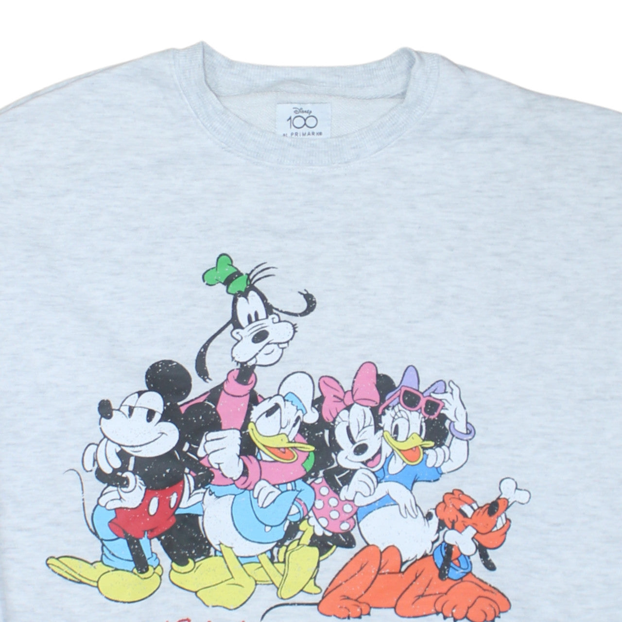 Disney Primark Women Grey Mickey & Friends Sweatshirt Size S