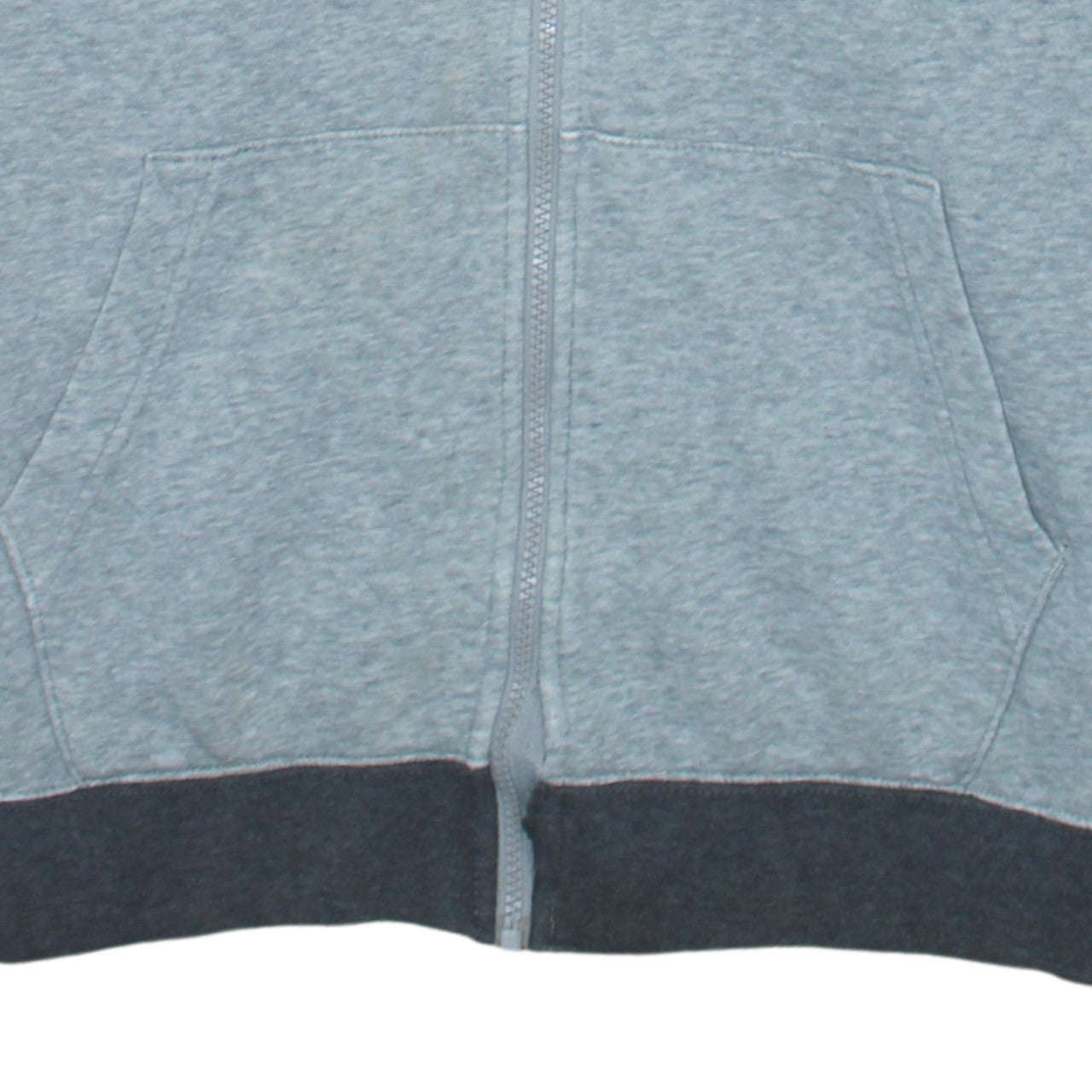 Nike Men's Grey Full Zip Hoodie M Regular Fit Sportswear
