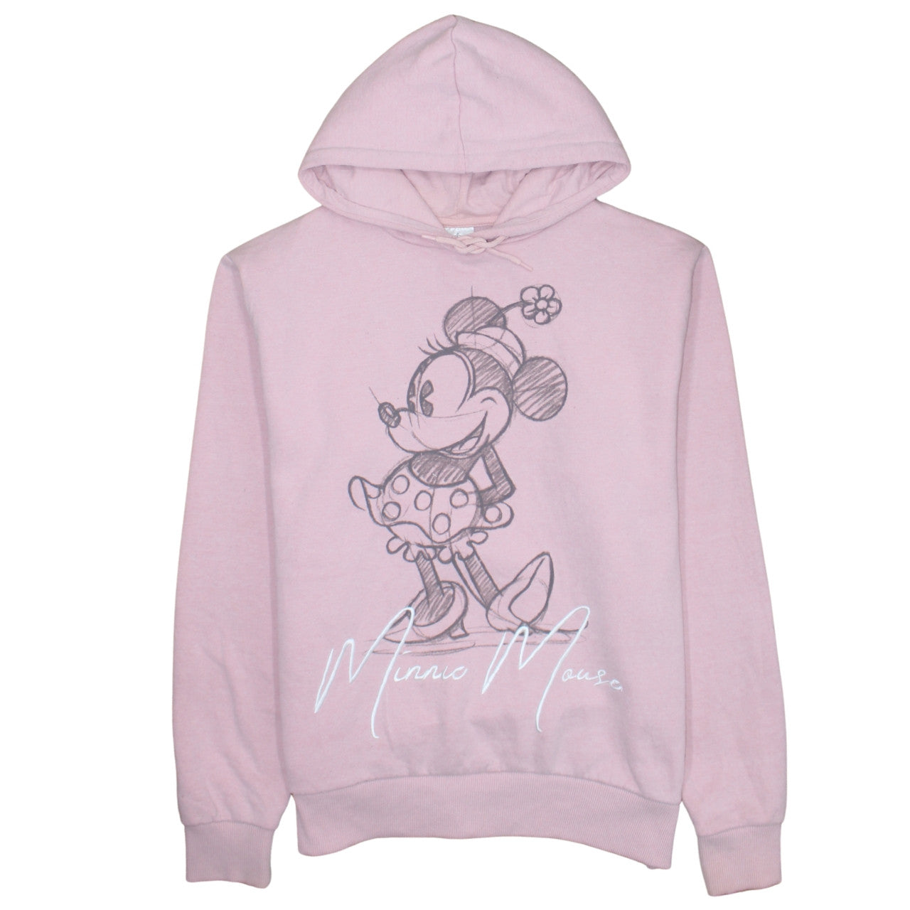 Disney Women’s Pink Minnie Mouse Pullover Hoodie L