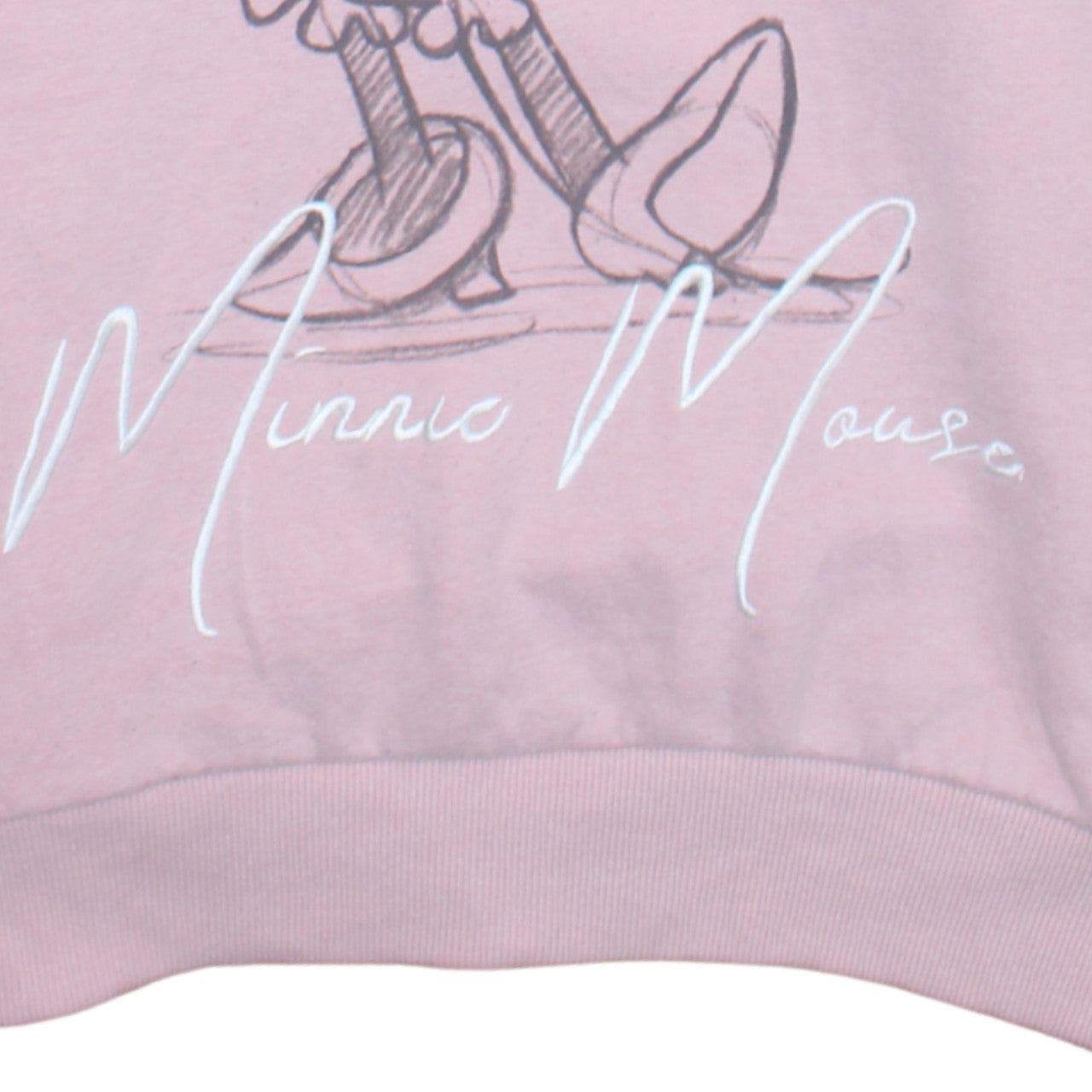 Disney Women’s Pink Minnie Mouse Pullover Hoodie L