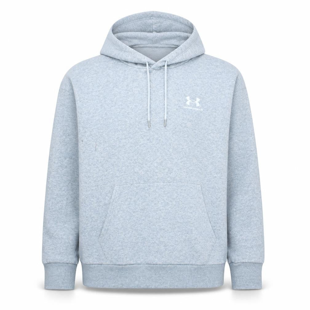 Under Armour Men’s Grey Pullover Hoodie Size L Regular Fit Fleece