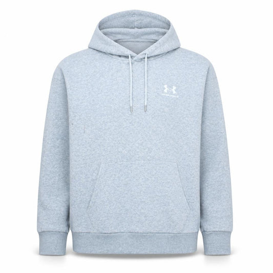 Under Armour Men’s Grey Pullover Hoodie Size L Regular Fit Fleece