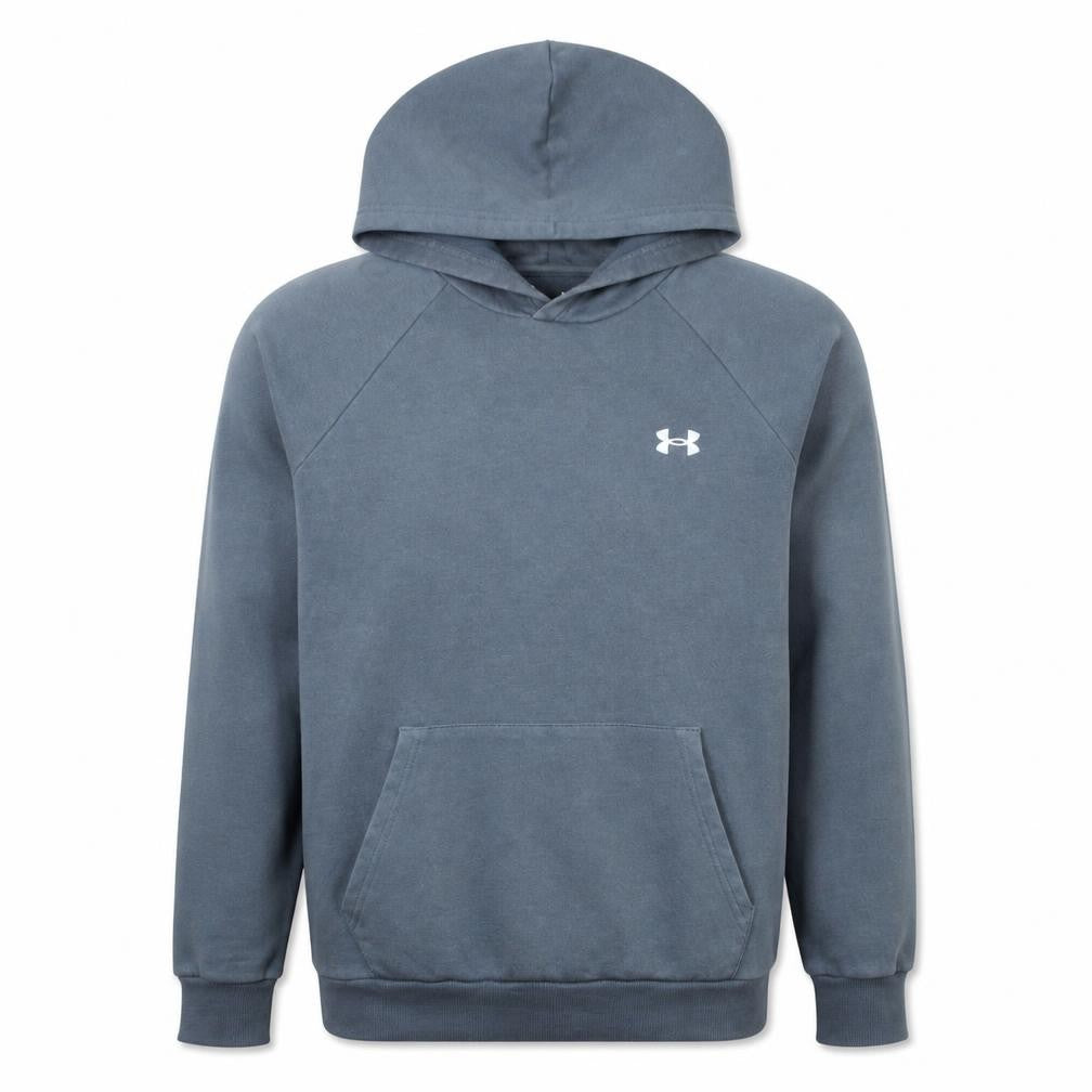 Under Armour Men's Grey Pullover Hoodie Size L ColdGear Fleece