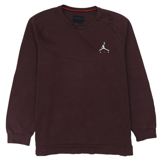 Jordan Men's Brown Crew Neck Pullover Sweatshirt XL Sports Style