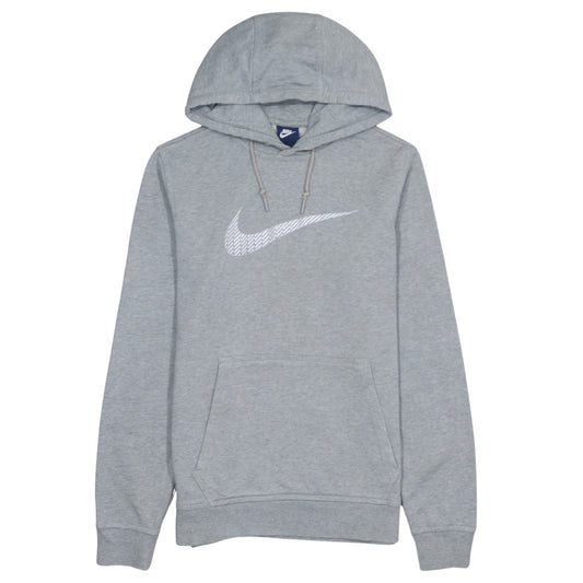 Nike Men's Grey Pullover Hoodie Size S Regular Fit Sports Fleece