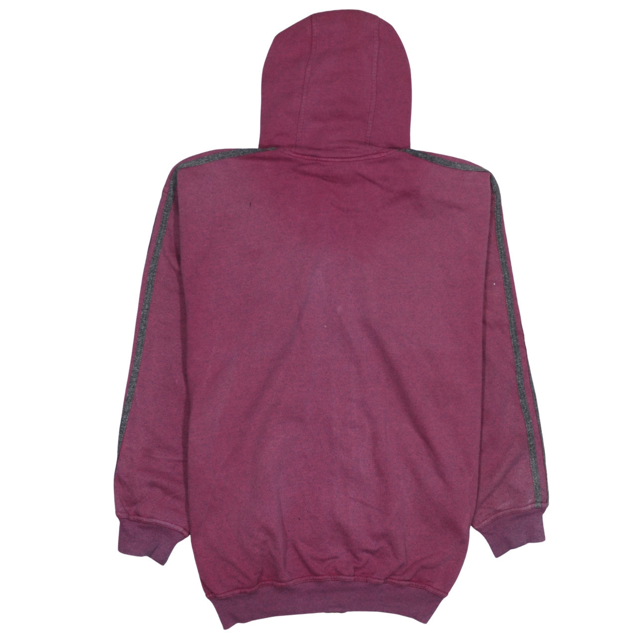 Adidas Men’s Purple Full Zip Hoodie Size M Fleece Casual Sportswear