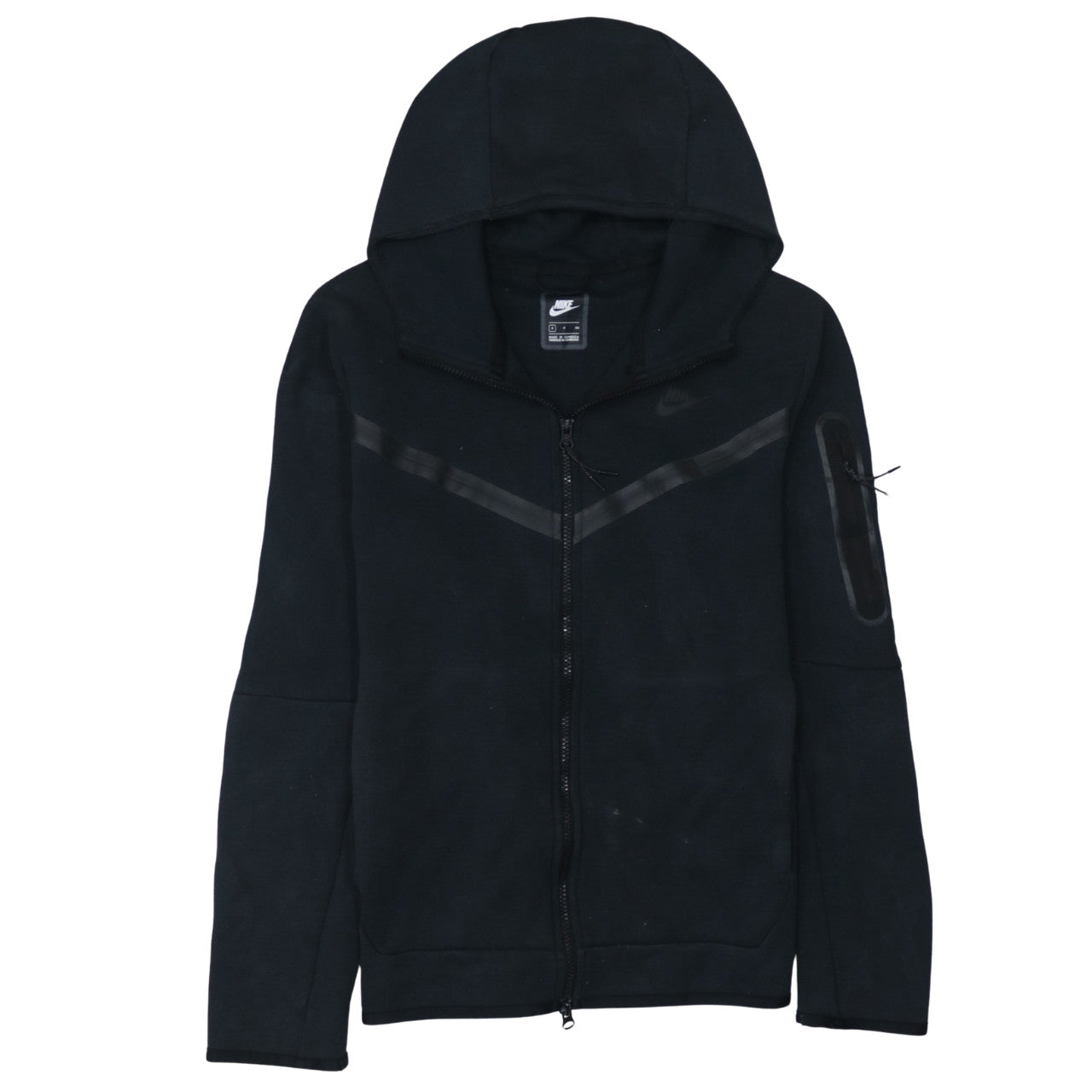Nike Men's Black Full Zip Hoodie Small Sportswear Fleece