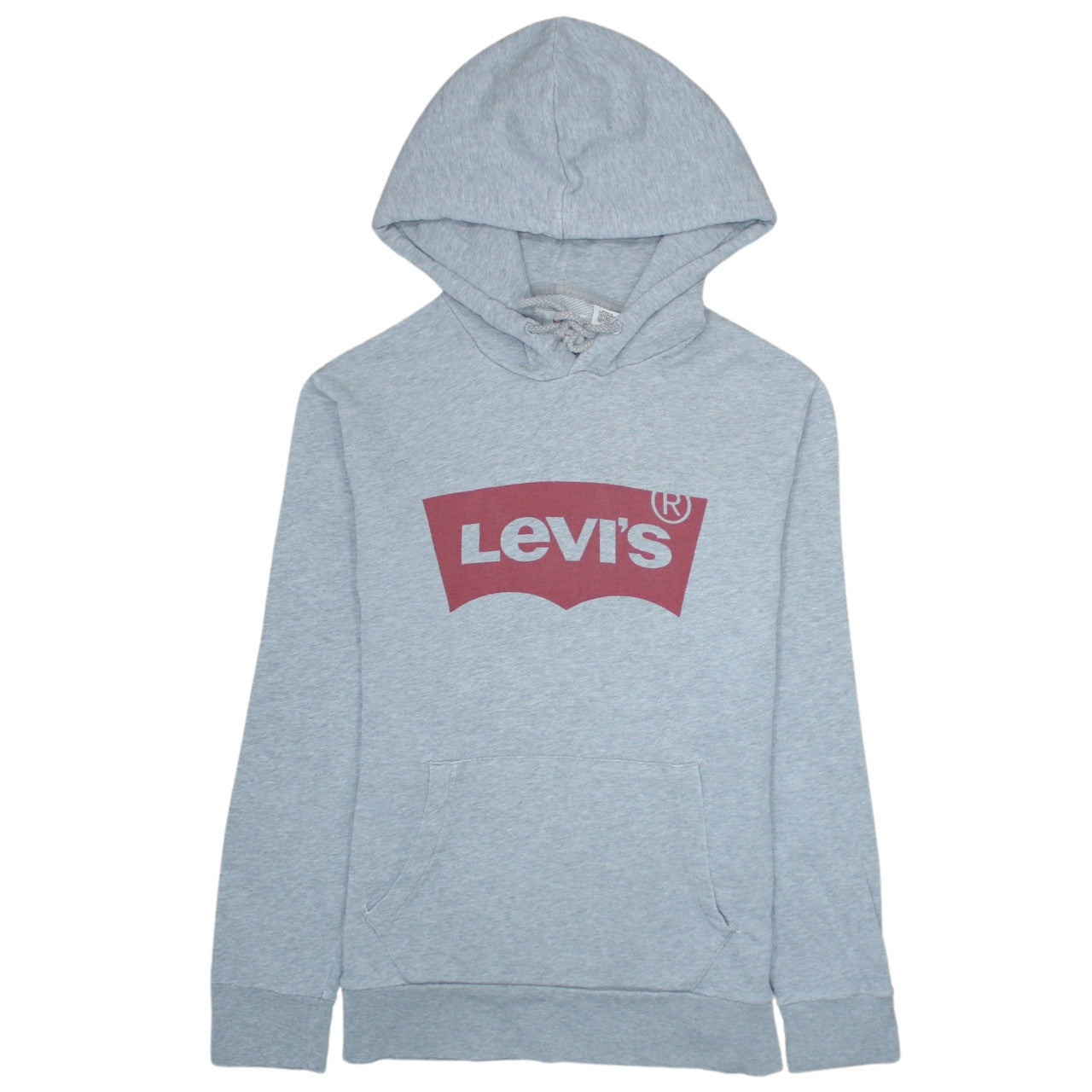 Levi's Men's Grey Pullover Hoodie S Logo Graphic Sweatshirt