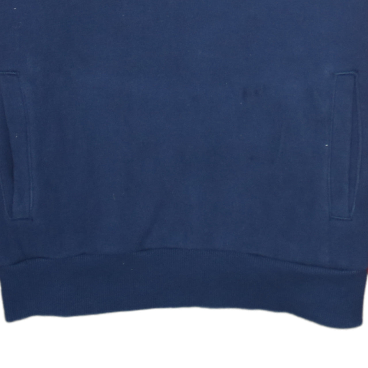 Ellesse Boys Red Blue Colourblock 12-13 Years Half Zip Hoodie Cotton Blend
