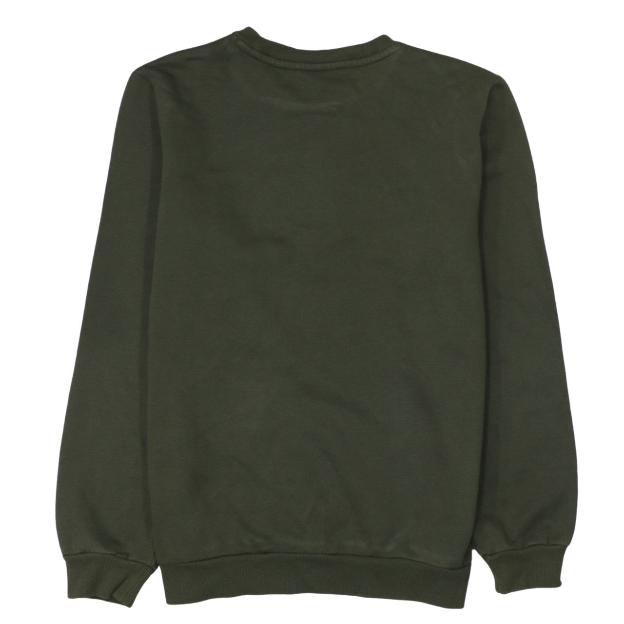 Puma Boys Green Crew Neck Pullover Sweatshirt 13-14 Years Logo Print