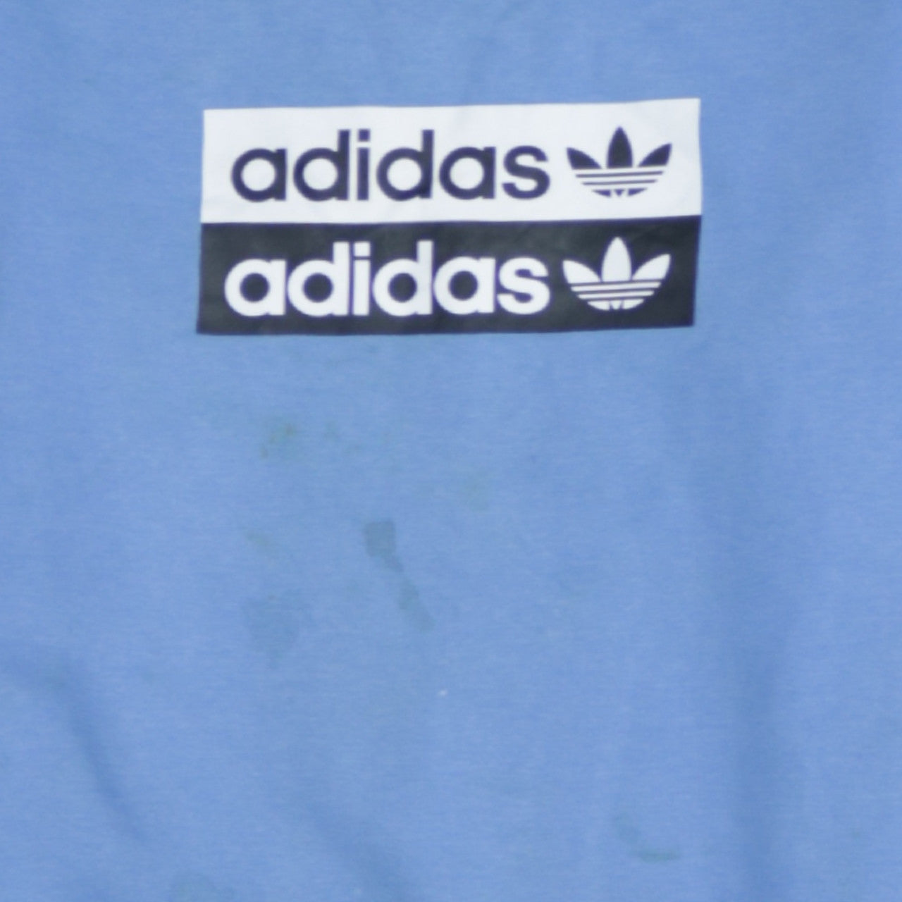 Adidas Boys Blue Crew Neck Pullover Sweatshirt Size 11-12 Years